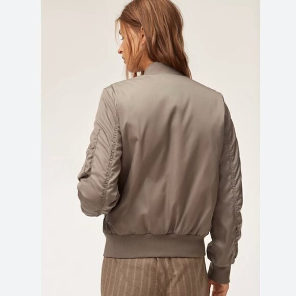THE Group by Babaton Gilman Bomber Modern Taupe - Picture 4 of 10
